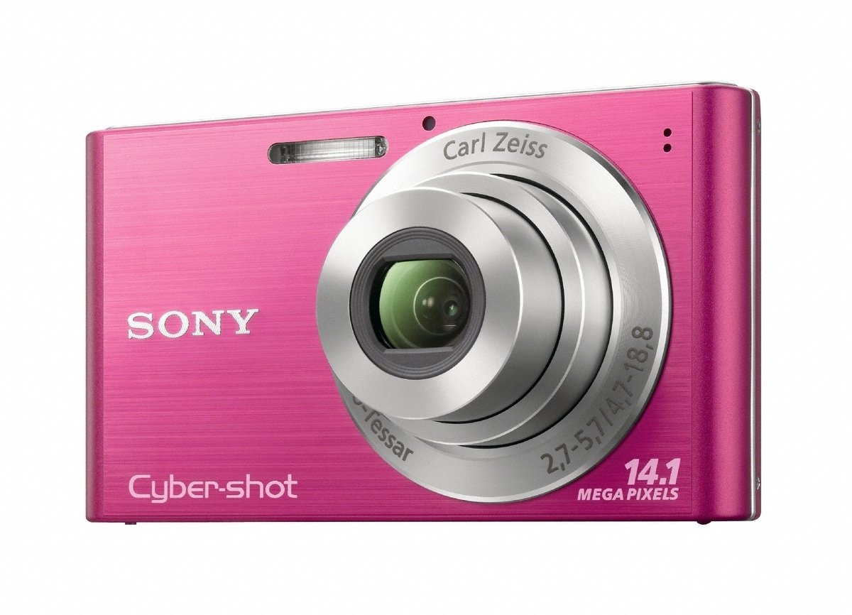Sony DSCW320P Cyber-shot Digital Camera - Pink (14.1 MP, 4x